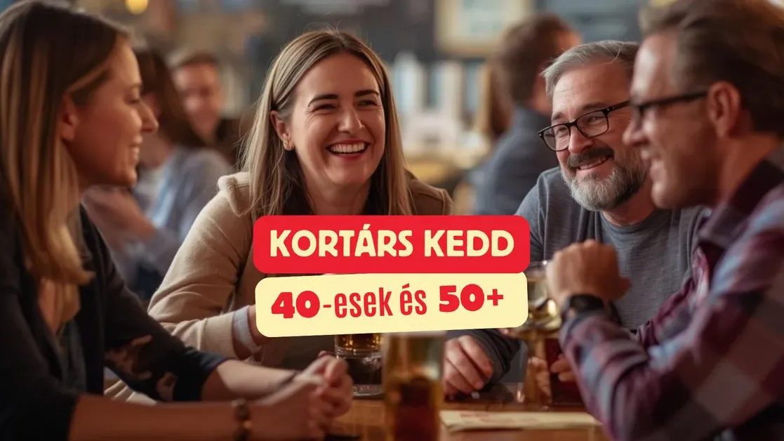 KorTárs Kedd: 40-esek és 50 pluszosok