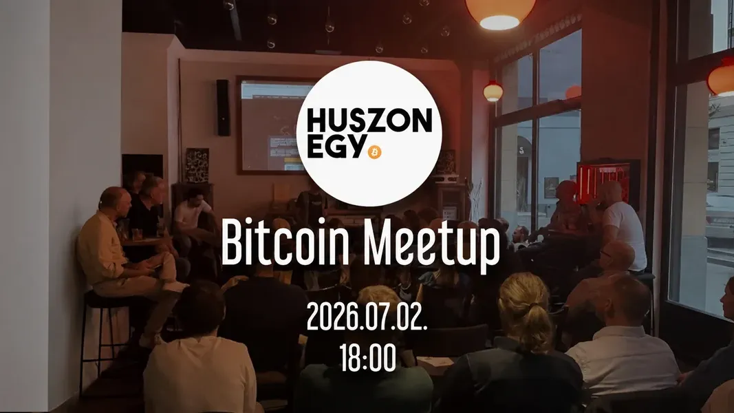 Júliusi Bitcoin Meetup - Huszonegy Bitcoin
