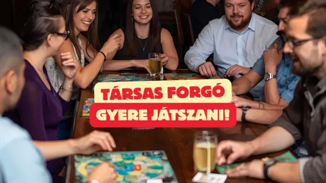 🎲 TÁRSAS FORGÓ – Ismerkedős társasest